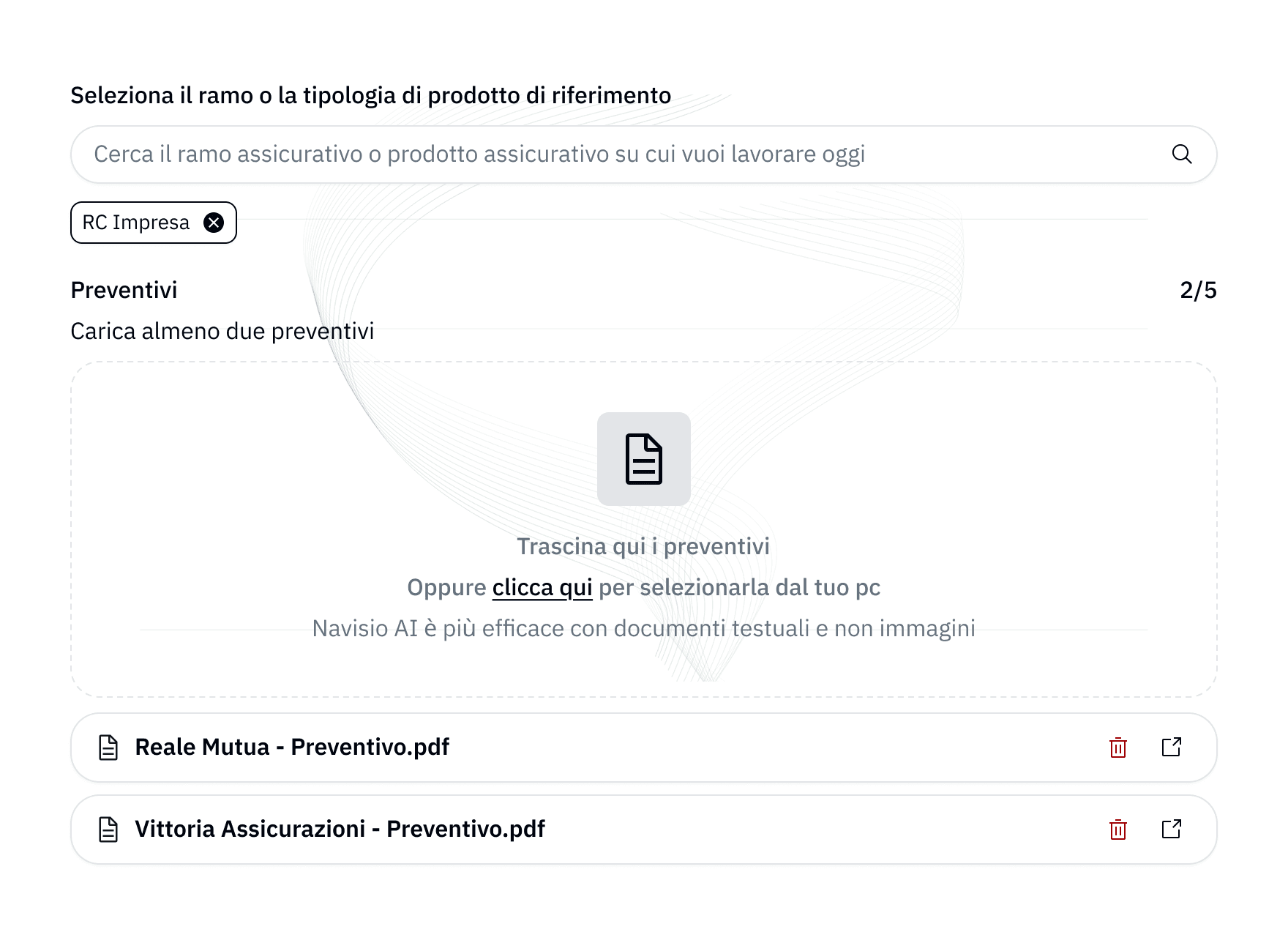 Confronto rapido di preventivi e quotazioni